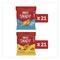 Cheez-It Snap'd 0.75 oz. Bag Crackers Variety Pack - Cheddar Sour Cream and Onion/Double Cheese (42/Carton)